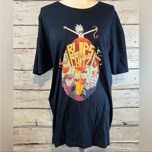 RICK AND MORTY "Blips and Chitz" T-Shirt
Navy-XL